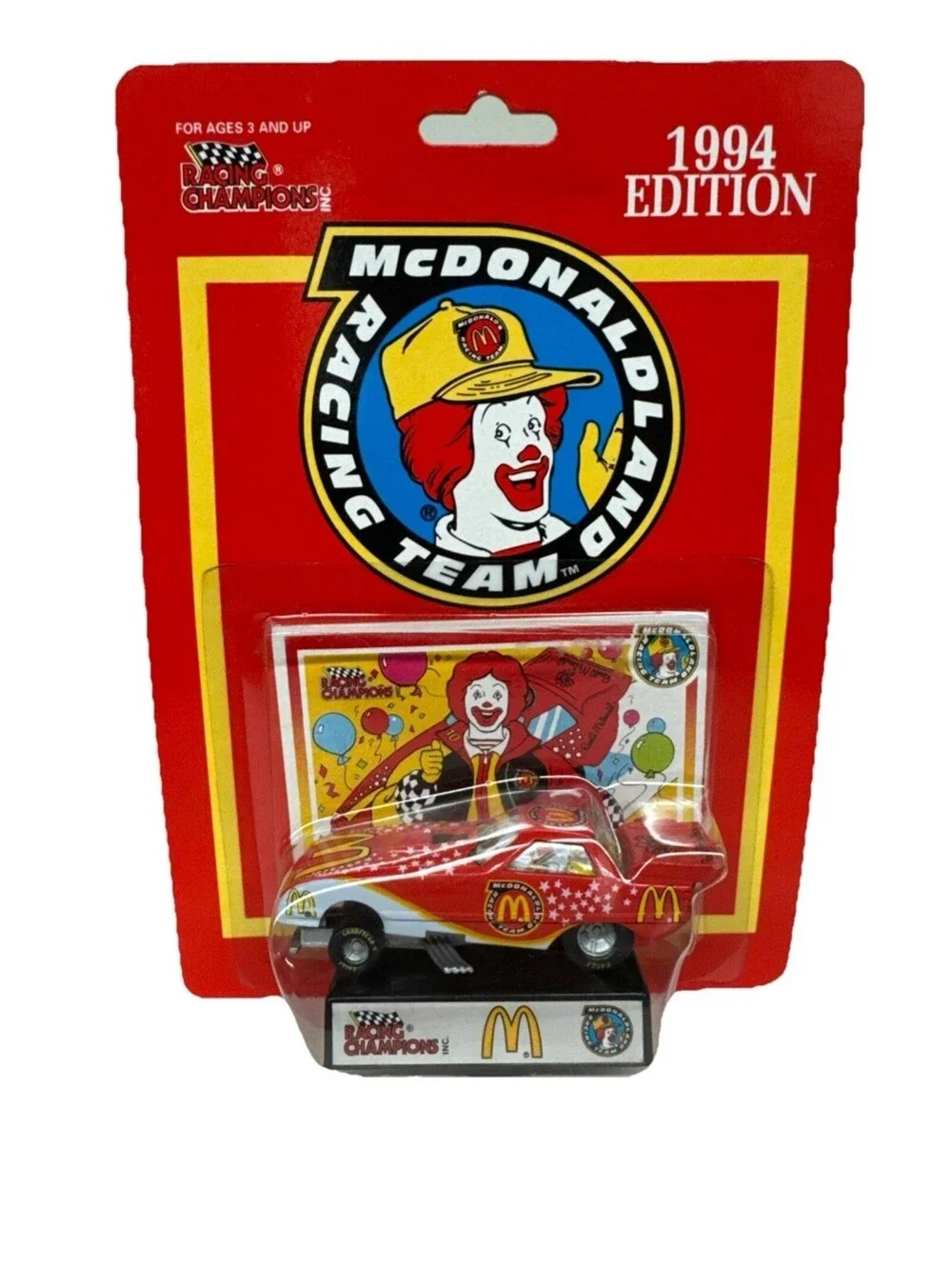 Racing Champions McDonald Land Racing Team Funny Car Diecast 1994 Sealed